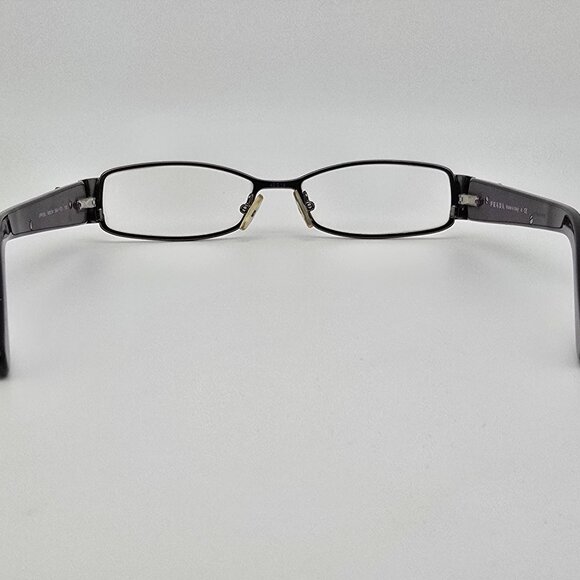 Prada VPR 58L 5AV-1O1 Gunmetal Plum Eyeglasses Frame w/ Case Italy 49-14-135 - Picture 5 of 14